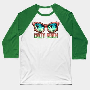 Salty Beach Glasses Baseball T-Shirt